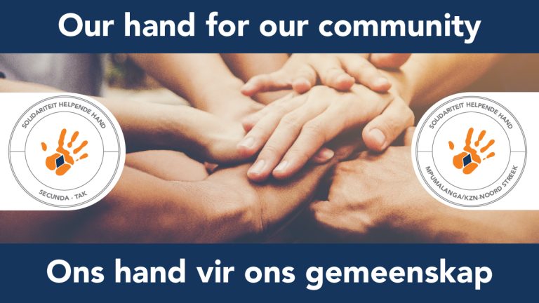 Community talk with Solidariteit Helpende Hand Community talk with Solidariteit Helpende Hand