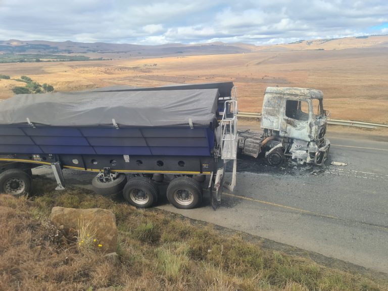 Trucks torched today on N2 Trucks torched today on N2